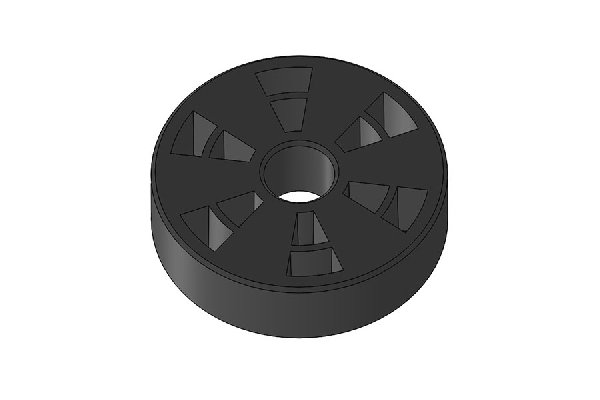 SEAT AND FUEL TANK SPACER PLASTIC 10MM