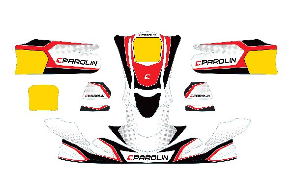 PAROLIN MOTORSPORT STICKER SET FOR EUROSTAR DYNAMICA BODYWORKS 2025