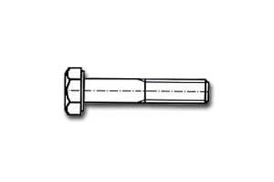 BOLT TE M6X45 - WHITE GALVANIZED