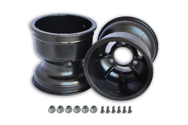 EUROSTAR WHEELS SET (2 PC) OK/KZ FRONT 132MM WHEELBASE 58 MAGNESIUM