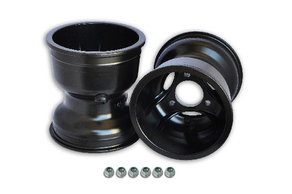 EUROSTAR WHEELS SET (2PC) REAR 104x68 WHEELBASE 58 MINI/BABY ALUMINIUM