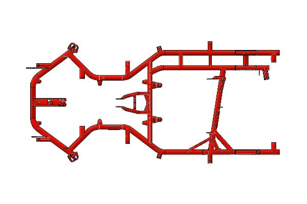 LE MANS MOTORSPORT OK FRAME PAROLIN RED