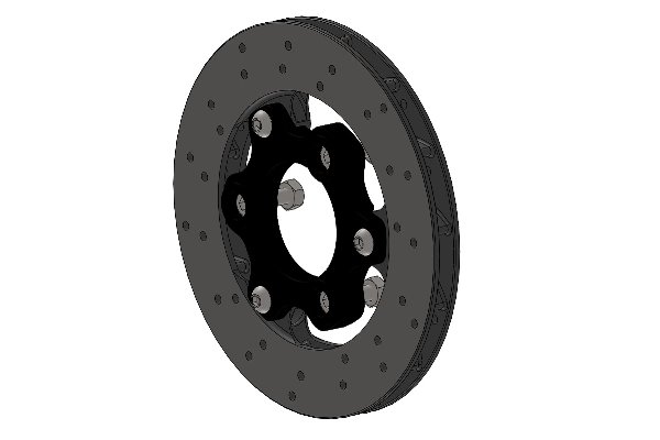 FRONT BRAKE DISC 150X13mm COMPLETE WITH FLOATING FLANGE