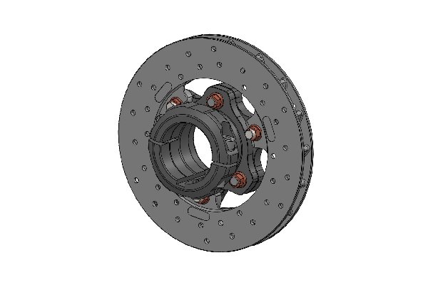 REAR BRAKE DISC 180X17.5 COMPLETE WITH 50mm FLOATING DISC CARRIER