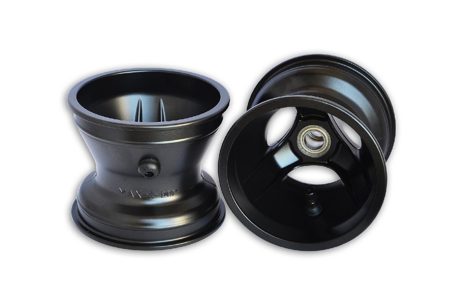 EUROSTAR WHEELS SET (2PC) FRONT 112mm MINI/BABY BEARING ALUMINIUM