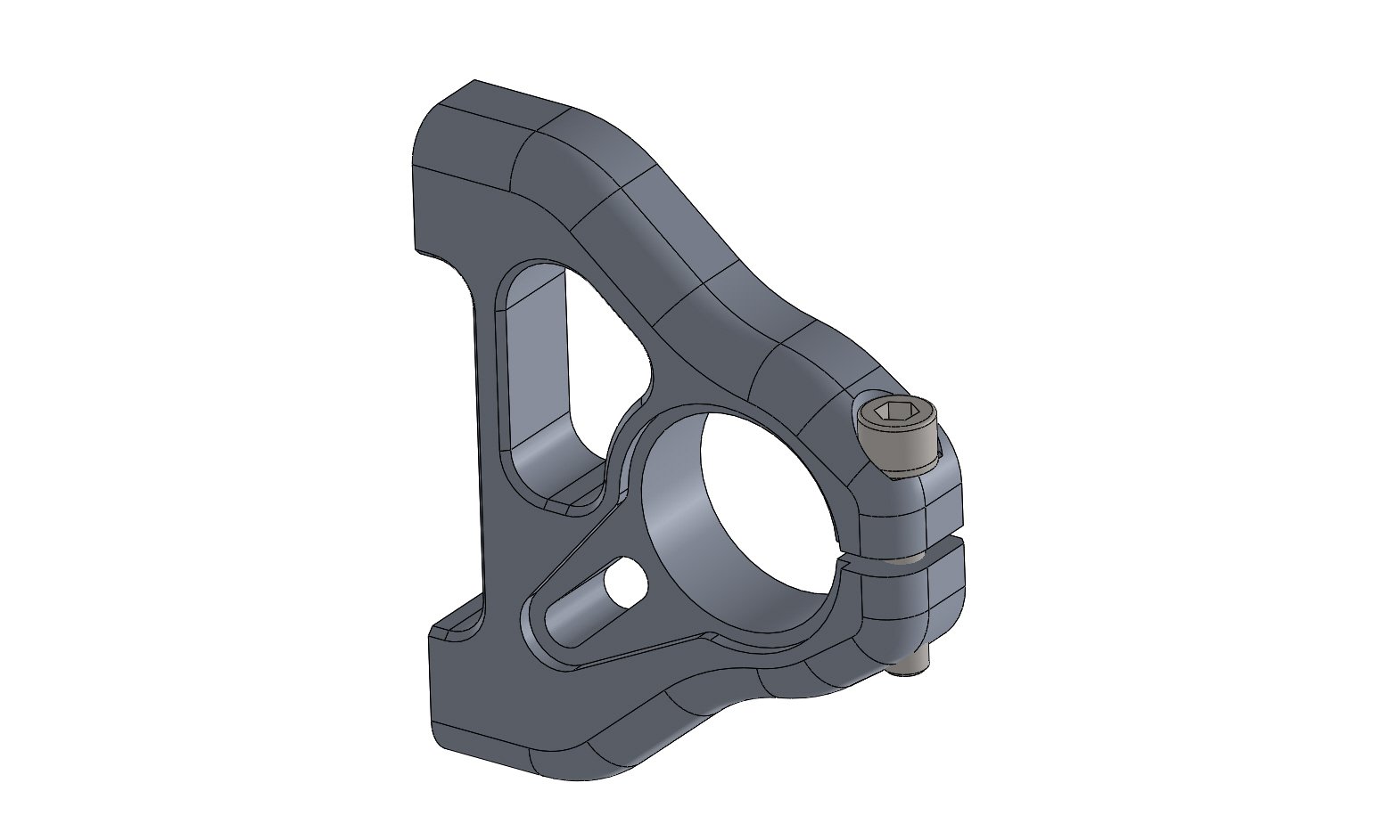 AP06 FRONT LH BRAKE CALIPER ALUMINIUM SUPPORT COMPLETE WITH BOLT