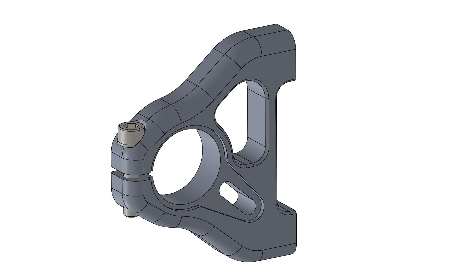 AP06 FRONT RH BRAKE CALIPER ALUMINIUM SUPPORT COMPLETE WITH BOLT